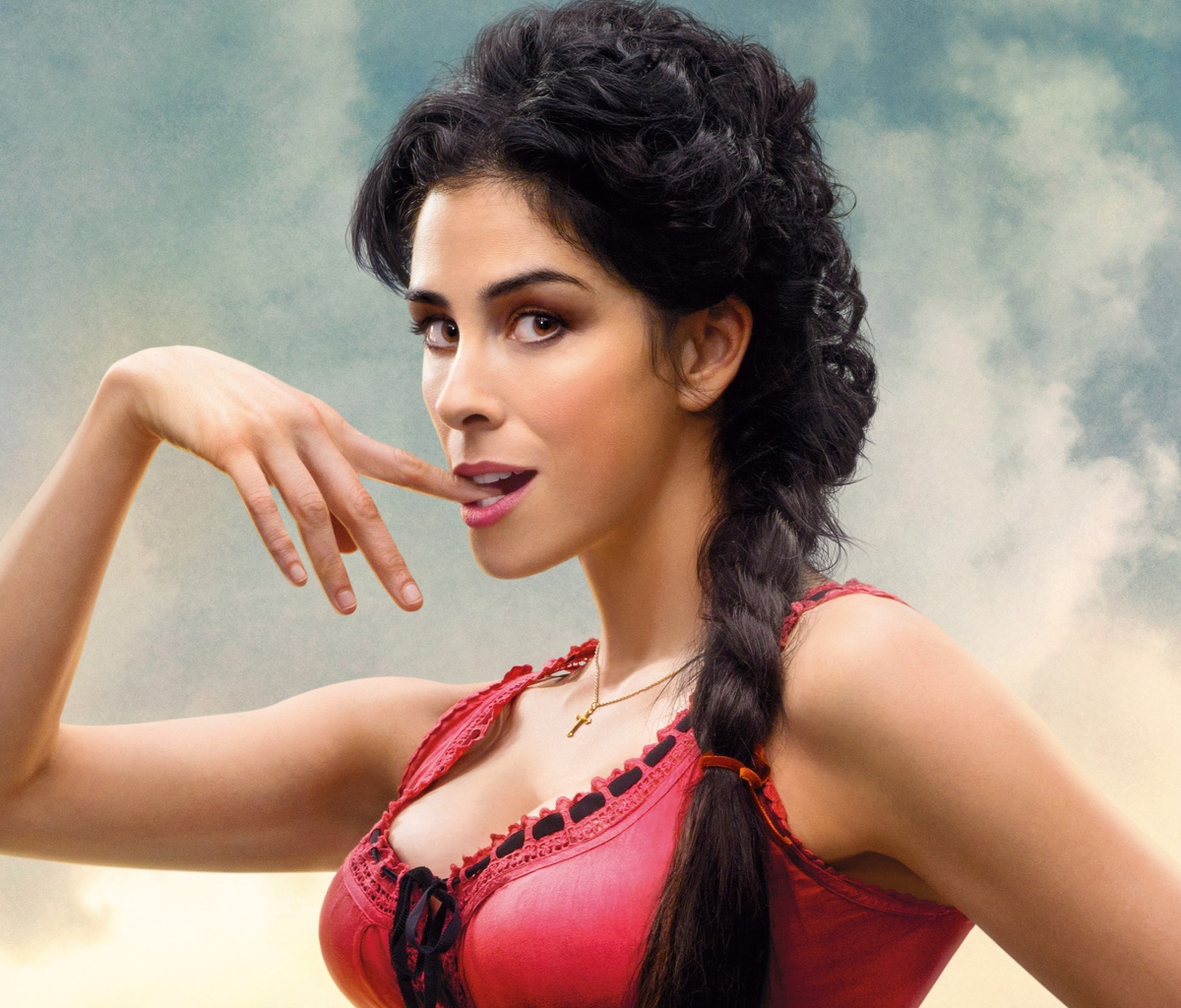 Обои Sarah Silverman In A Million Ways To Die In The West 1200x1024