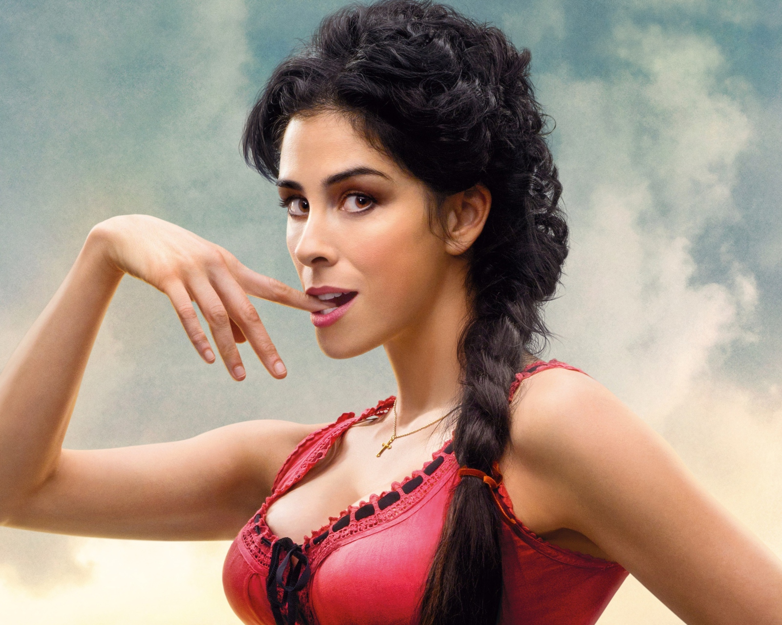Обои Sarah Silverman In A Million Ways To Die In The West 1600x1280
