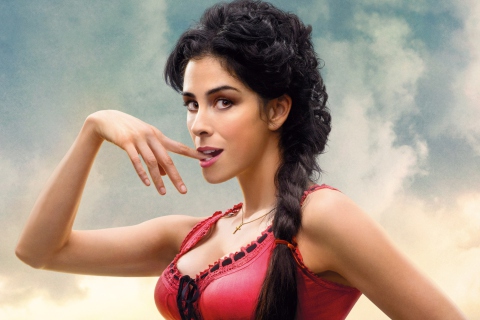 Обои Sarah Silverman In A Million Ways To Die In The West 480x320