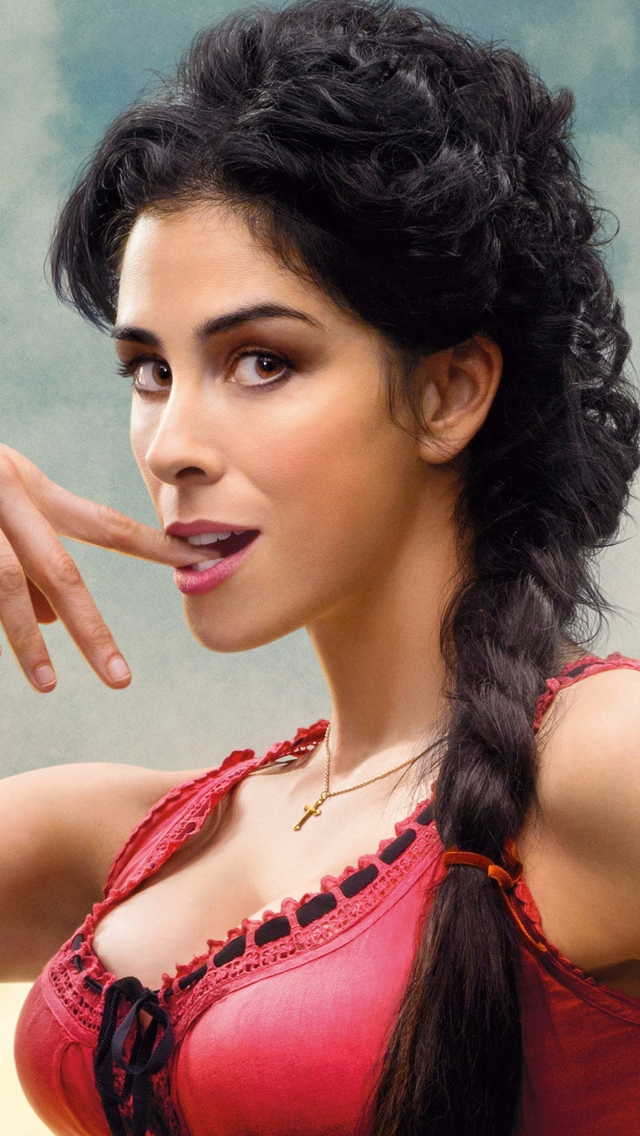 Обои Sarah Silverman In A Million Ways To Die In The West 640x1136