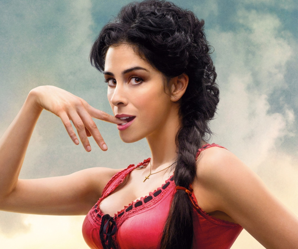 Обои Sarah Silverman In A Million Ways To Die In The West 960x800