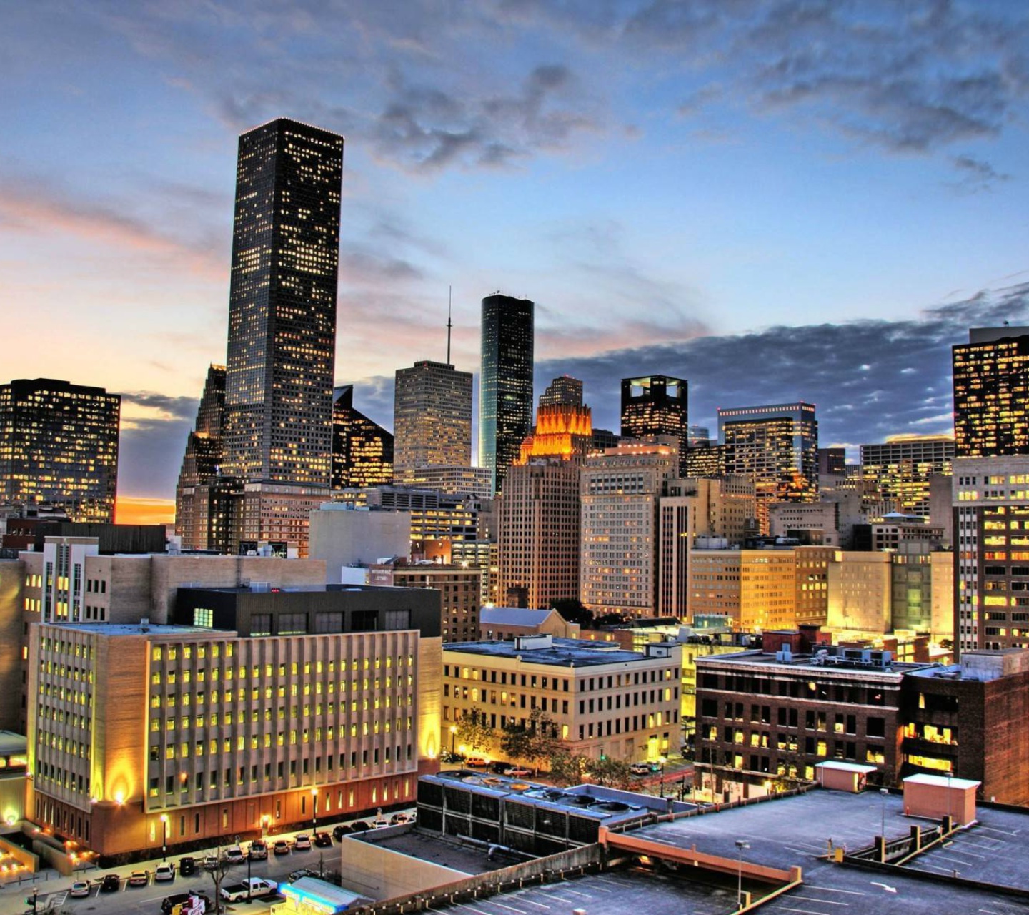 Fondo de pantalla Houston City 1440x1280