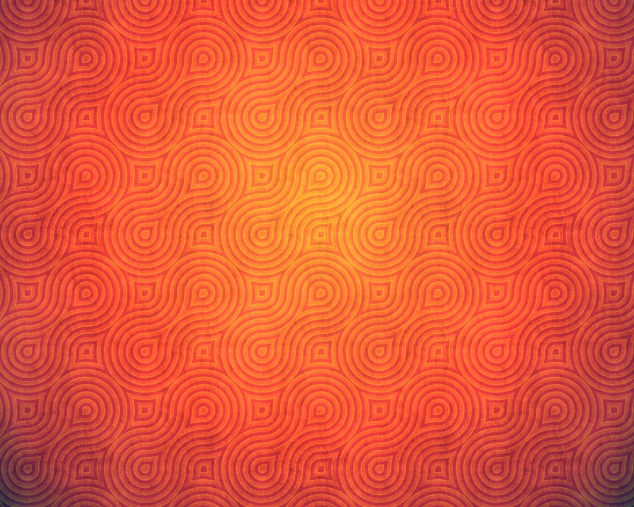 Обои Orange Abstract Pattern 1280x1024