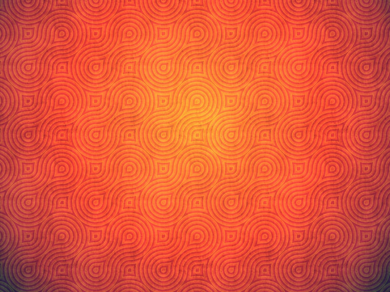 Обои Orange Abstract Pattern 1600x1200