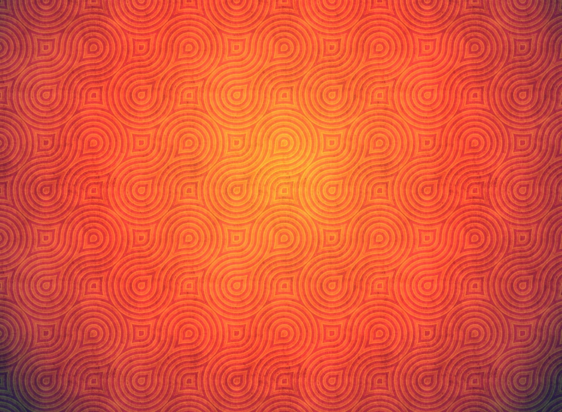 Обои Orange Abstract Pattern 1920x1408