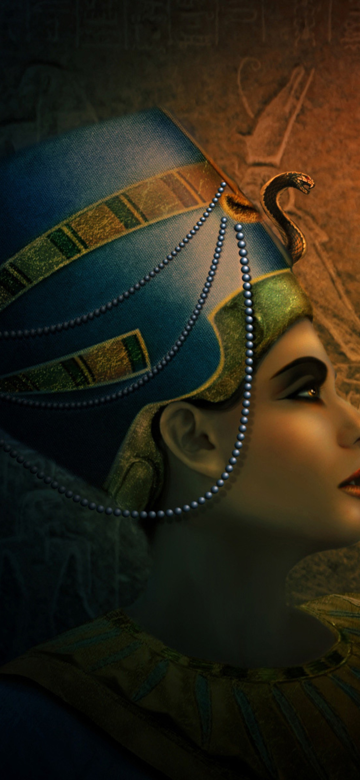 Fondo de pantalla Nefertiti - Queens of Egypt 1170x2532