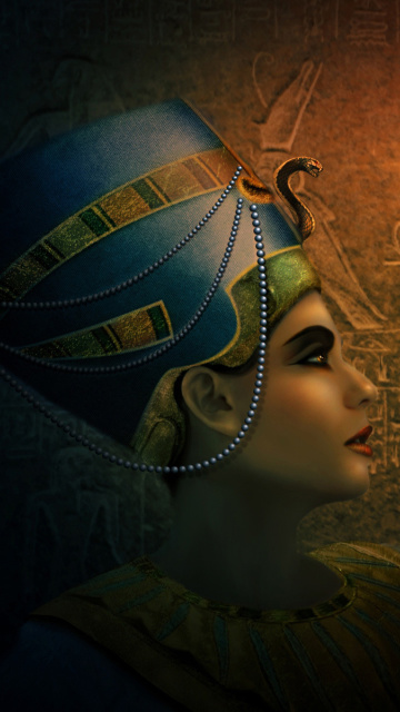 Das Nefertiti - Queens of Egypt Wallpaper 360x640