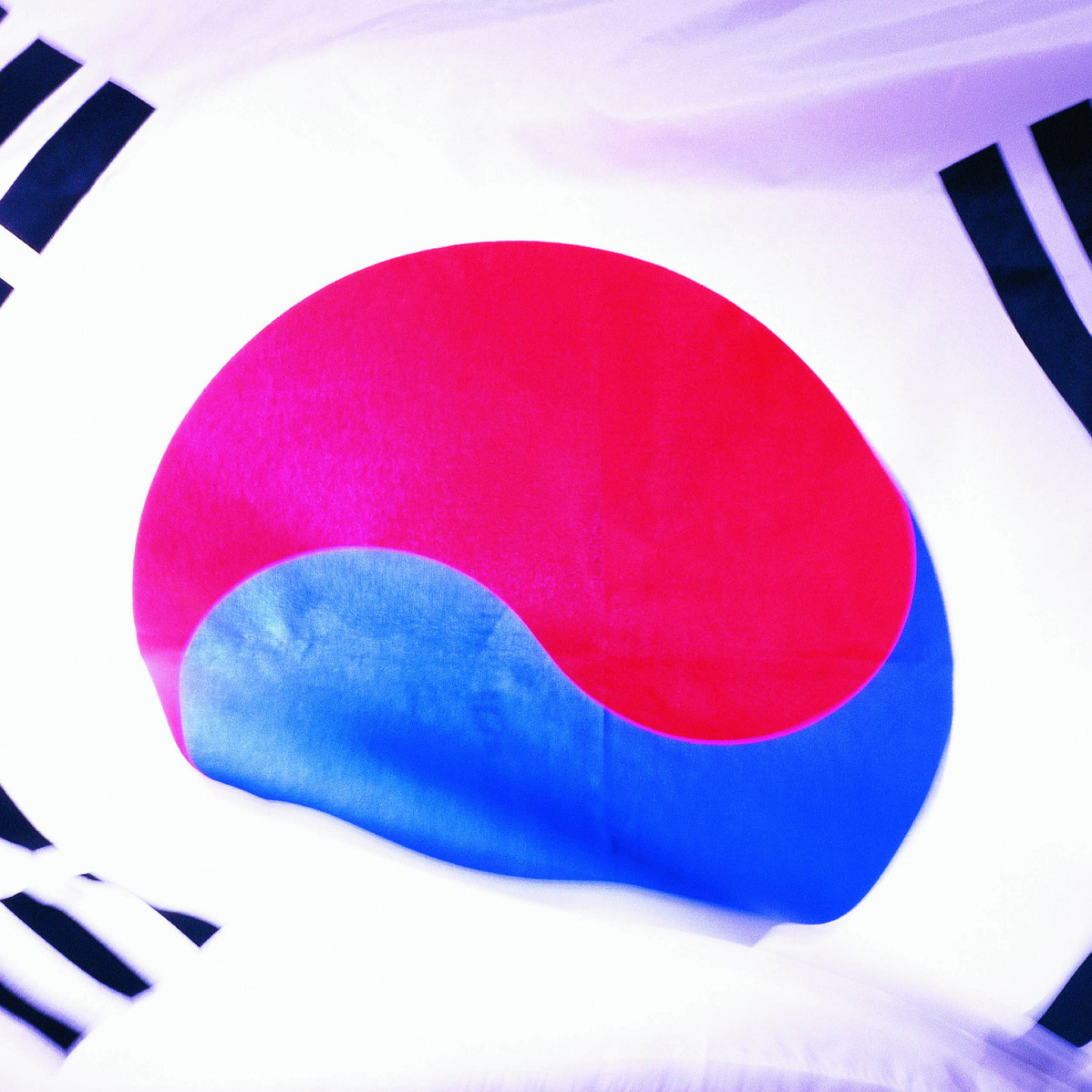 Обои South Korea Flag 2048x2048