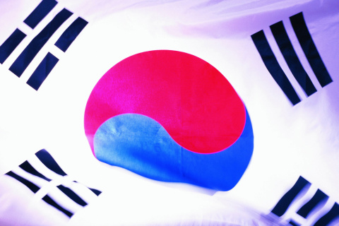 South Korea Flag wallpaper 480x320