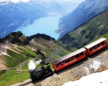 Sfondi Old Switzerland Train 220x176