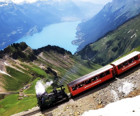 Das Old Switzerland Train Wallpaper 480x400