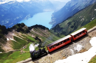 Old Switzerland Train papel de parede para celular 