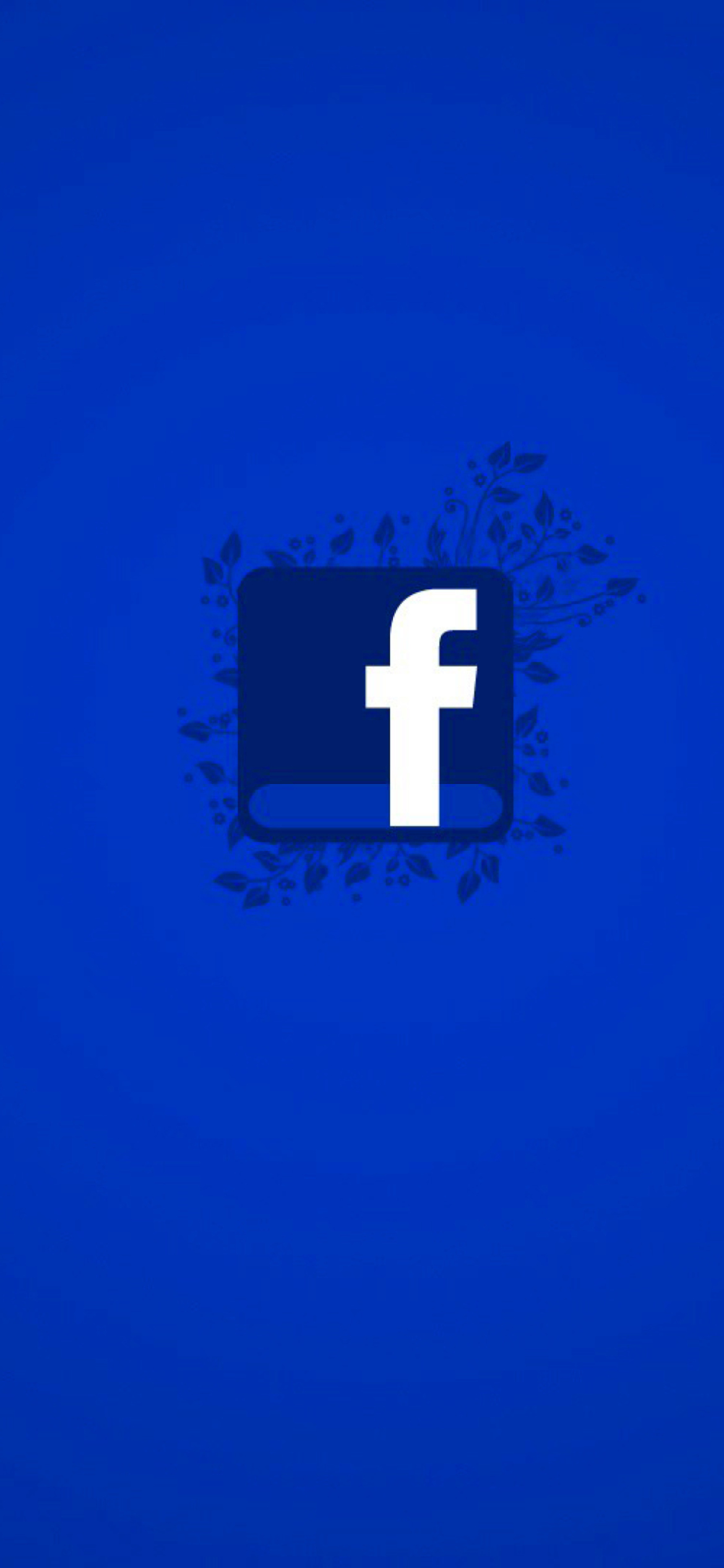 Facebook Logo wallpaper 1170x2532