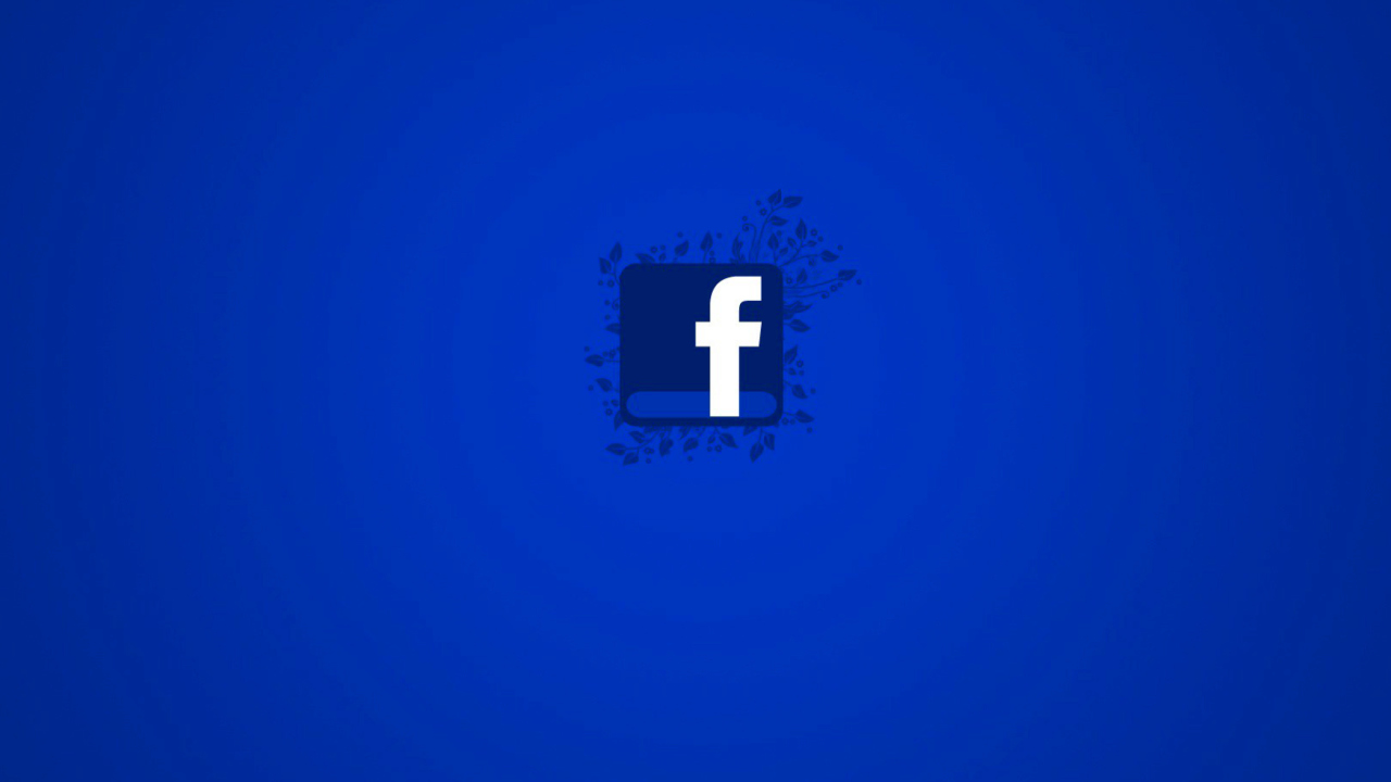 Das Facebook Logo Wallpaper 1280x720