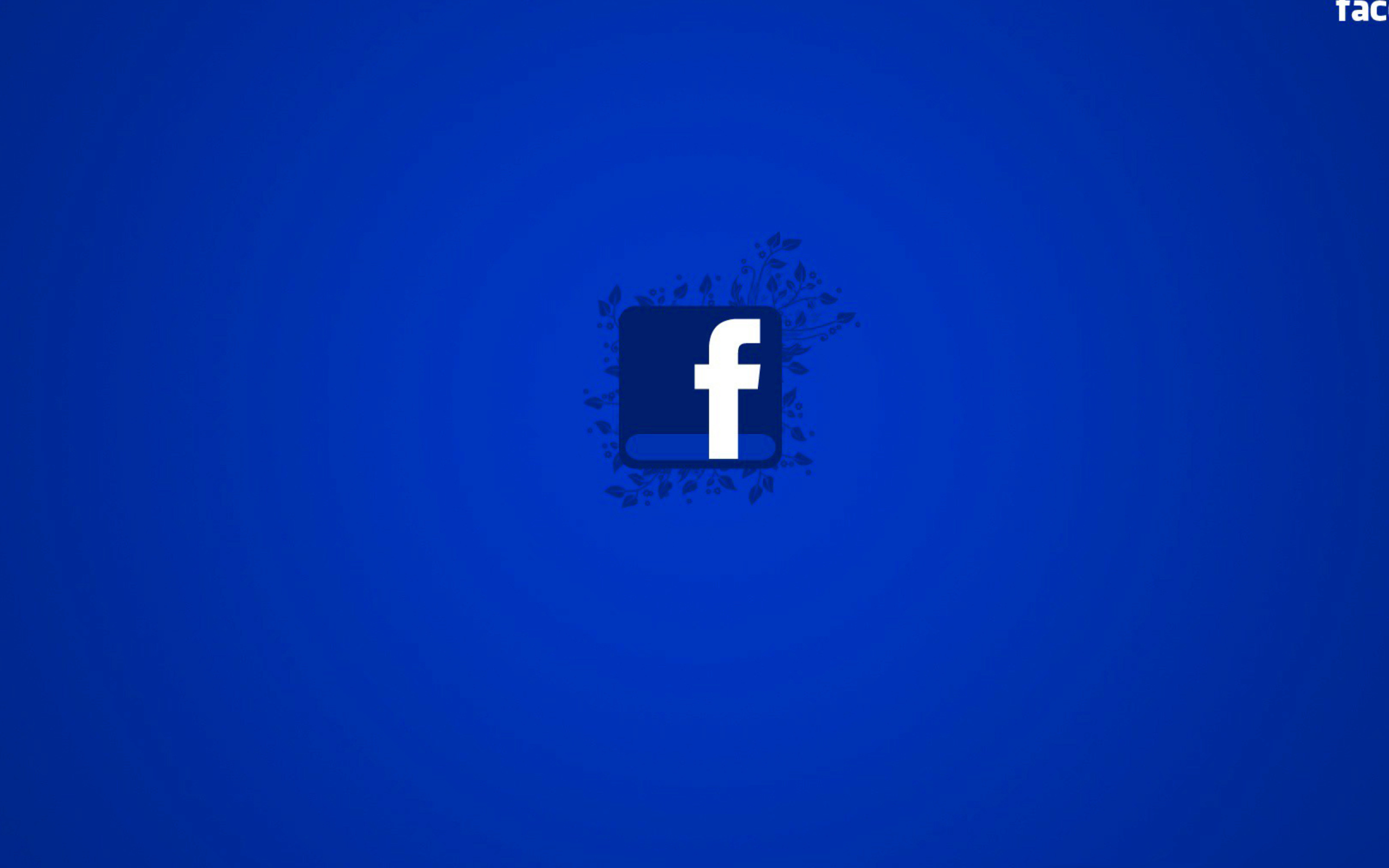 Das Facebook Logo Wallpaper 2560x1600