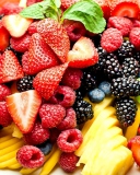 Fruit Plate wallpaper 128x160