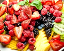 Fondo de pantalla Fruit Plate 220x176