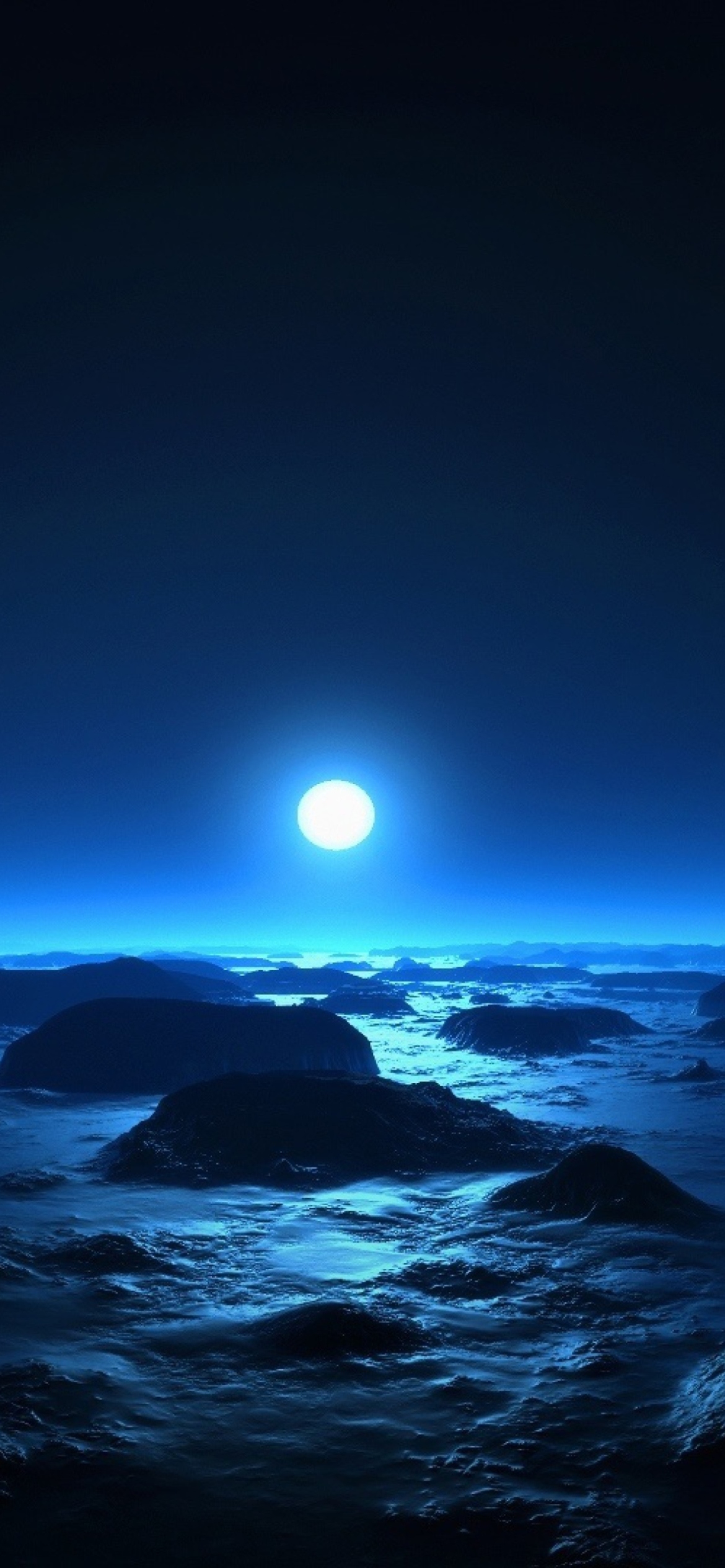 Full Moon Night wallpaper 1170x2532