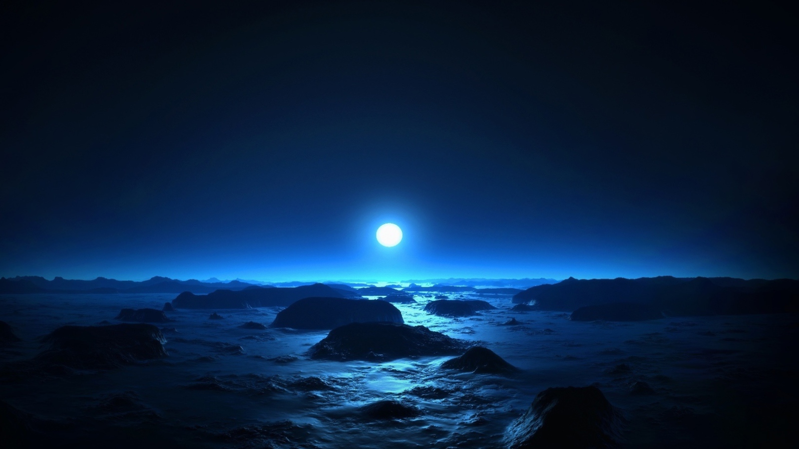 Full Moon Night screenshot #1 1600x900