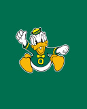 Oregon Ducks University Football Team wallpaper 128x160