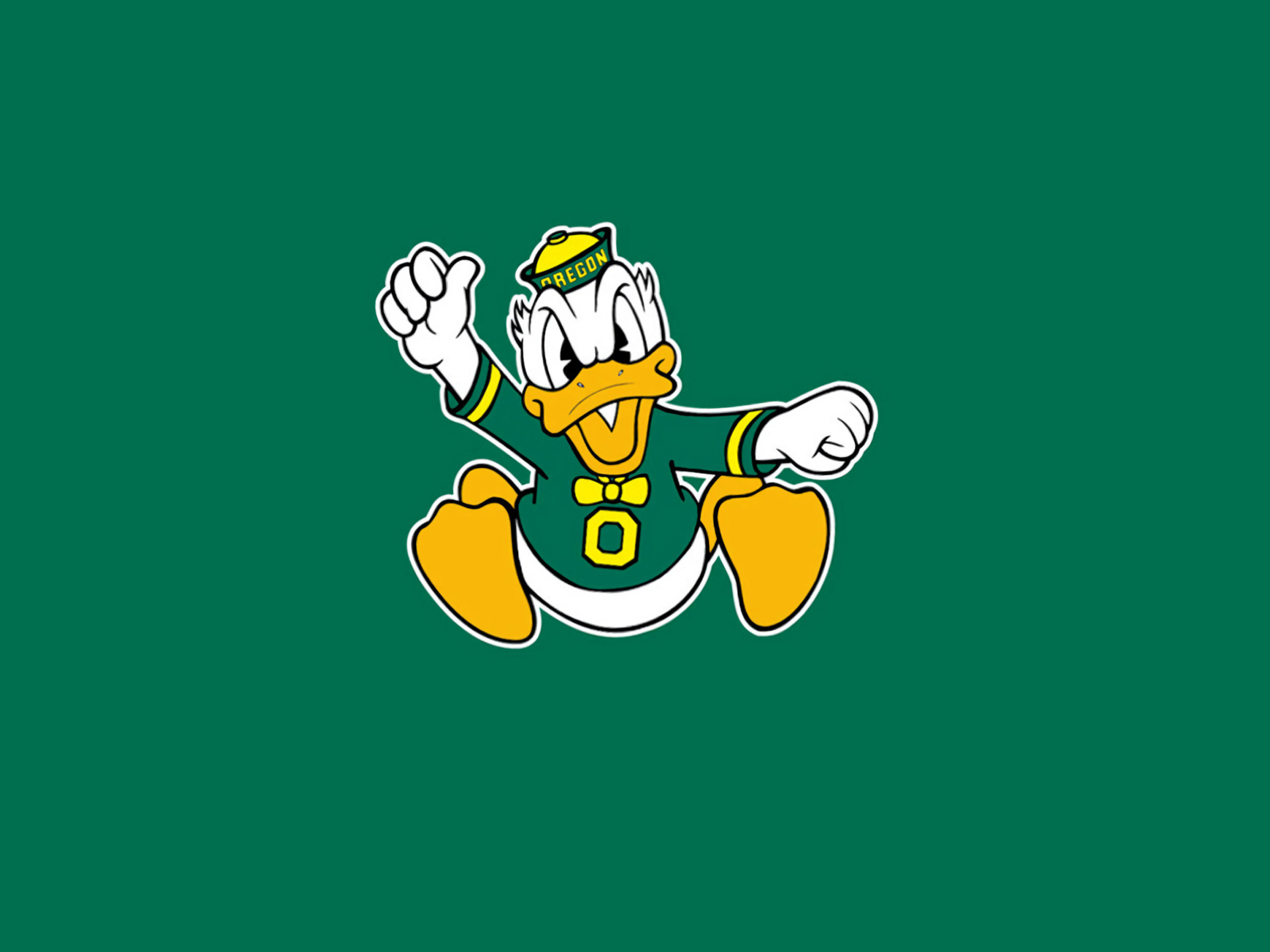 Sfondi Oregon Ducks University Football Team 1600x1200