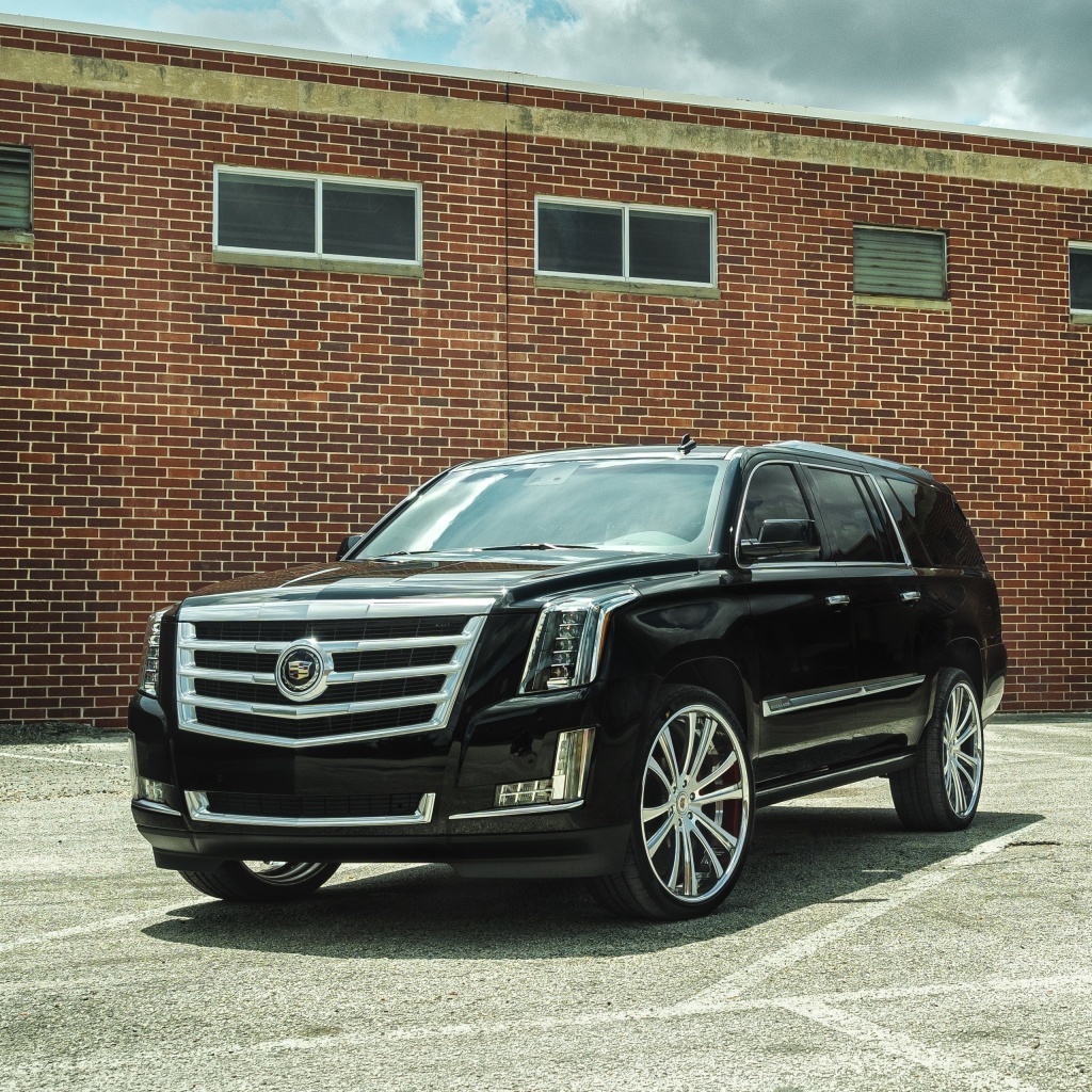 Обои Cadillac Escalade Black 1024x1024