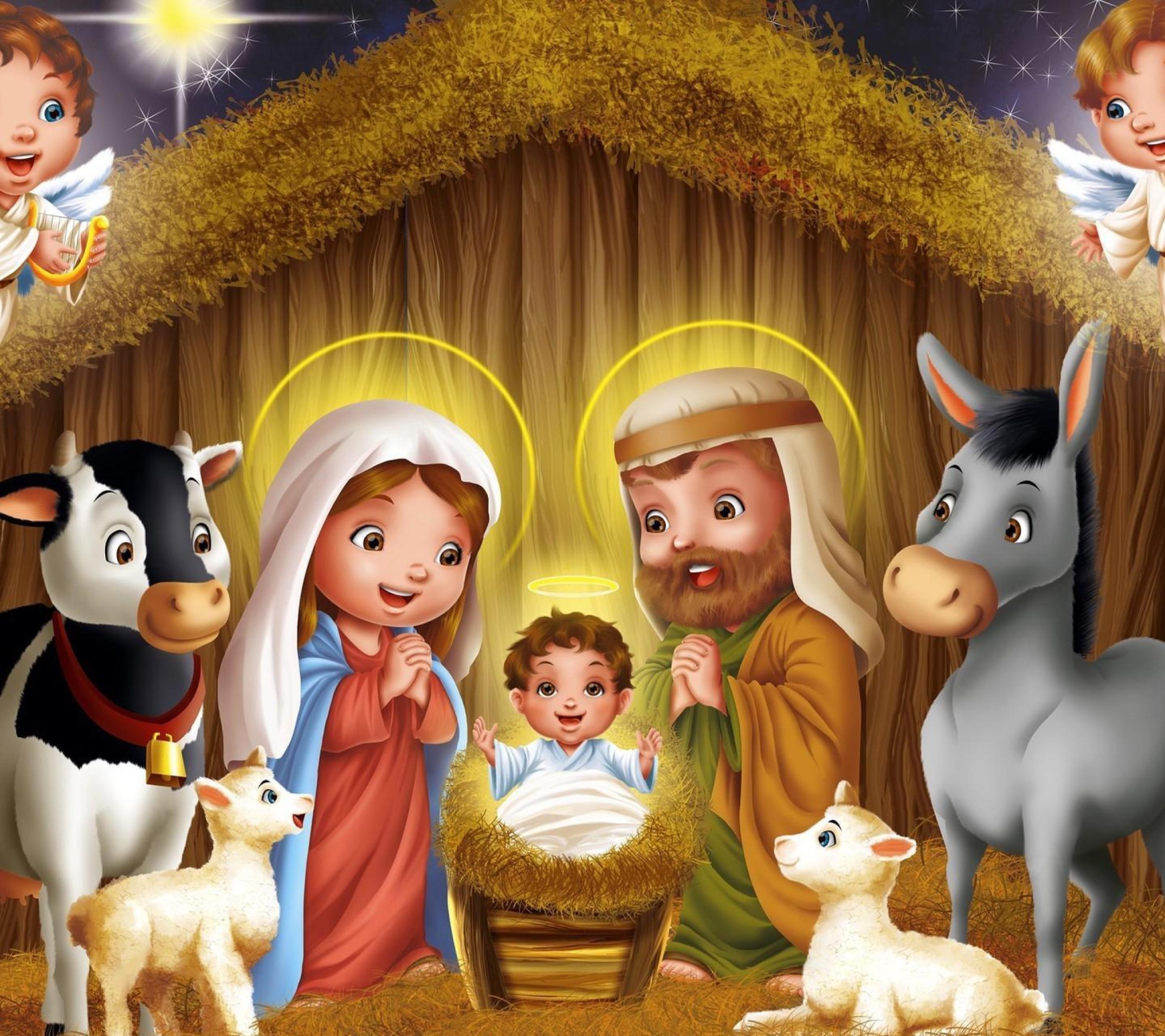 Screenshot №1 pro téma Birth Of Jesus 1440x1280