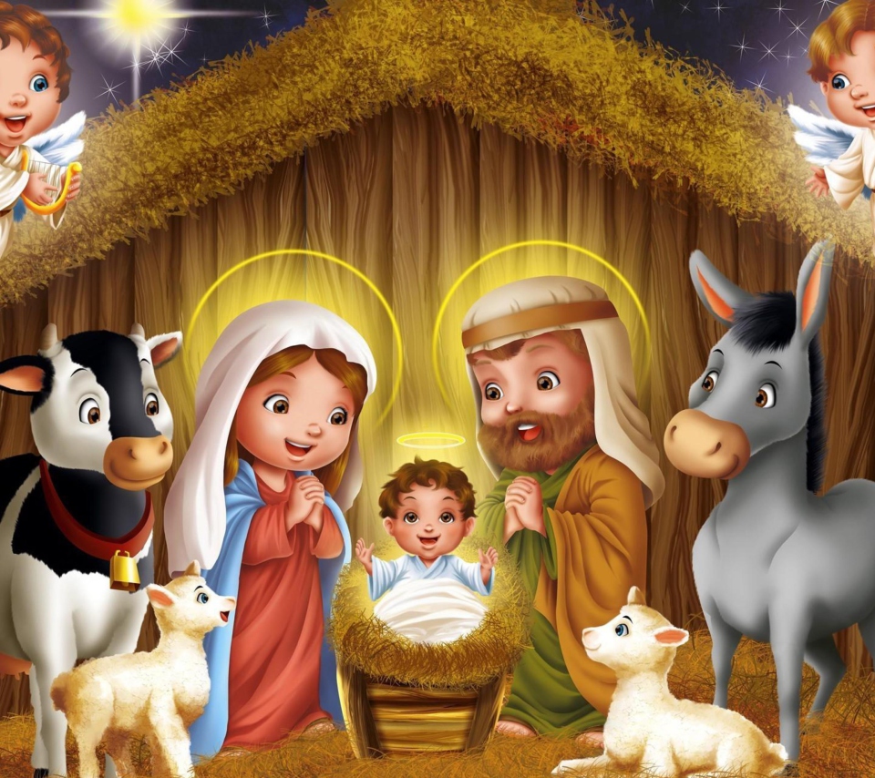 Das Birth Of Jesus Wallpaper 960x854