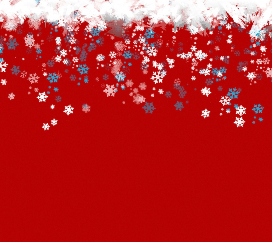 Das Snowflakes Wallpaper 1080x960