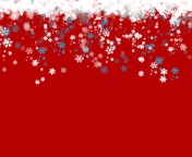 Snowflakes wallpaper 176x144