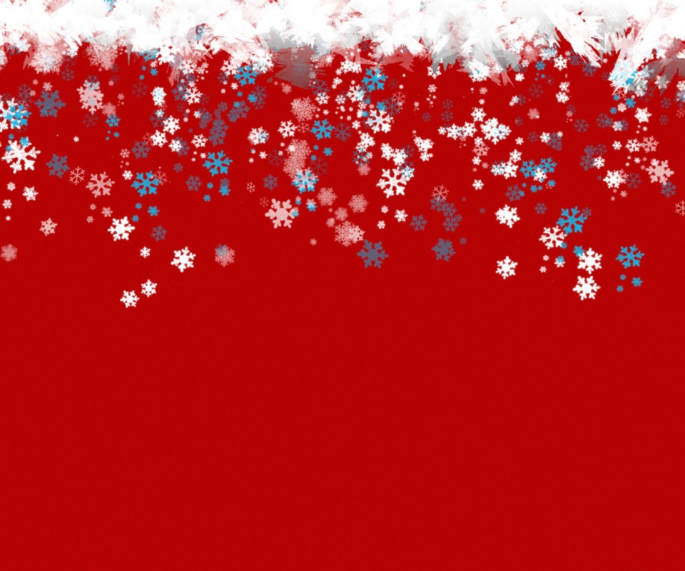 Snowflakes wallpaper 960x800