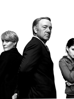 Обои House of Cards with Kevin Spacey 240x320