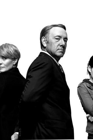 Обои House of Cards with Kevin Spacey 320x480
