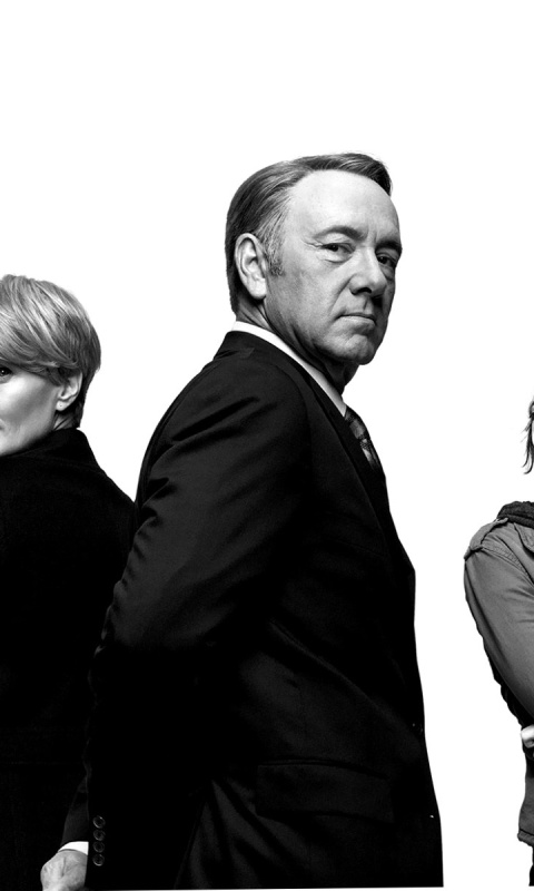 Fondo de pantalla House of Cards with Kevin Spacey 480x800