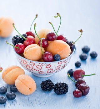Plate Of Fruits And Berries papel de parede para celular para iPad mini