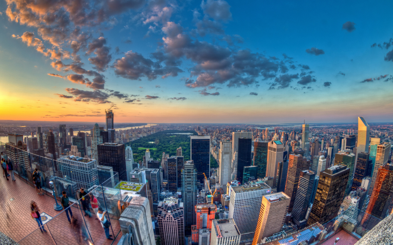 New York City Skyscrappers wallpaper 1280x800