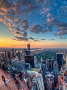 Das New York City Skyscrappers Wallpaper 132x176