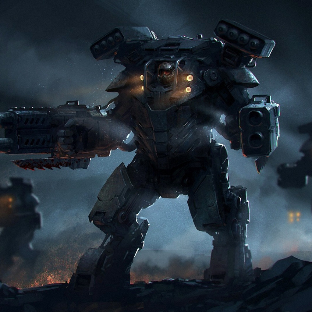 Das MechWarrior Online Game Wallpaper 1024x1024