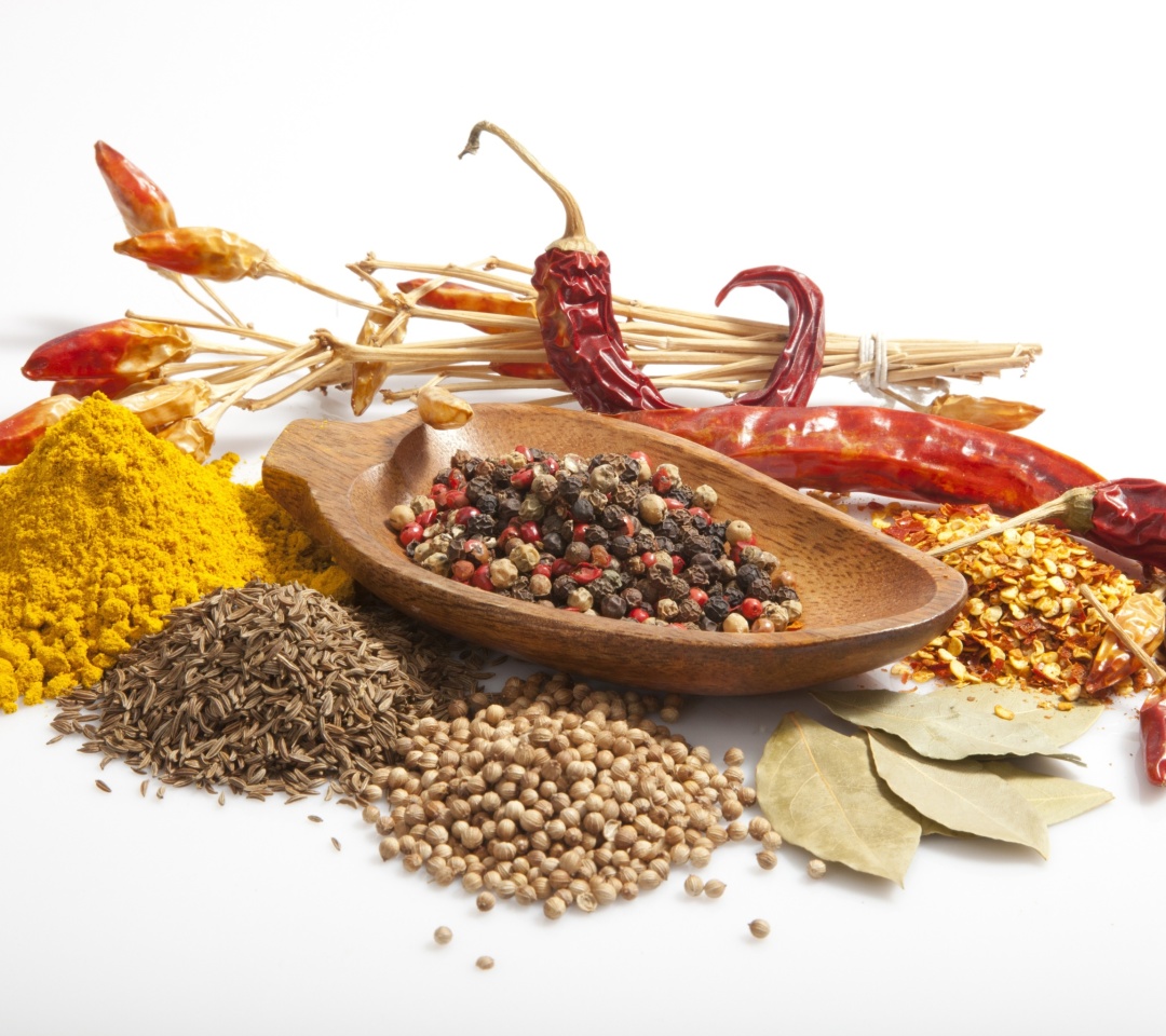Spices and black pepper wallpaper 1080x960