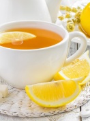 Das Tea with Citron Wallpaper 132x176