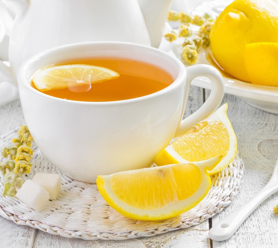 Tea with Citron wallpaper 960x854