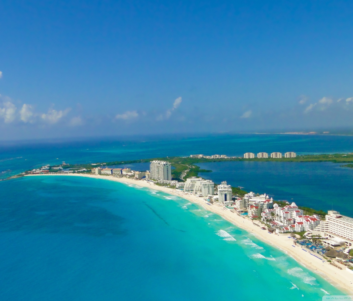 Fondo de pantalla Blue Cancun 1200x1024