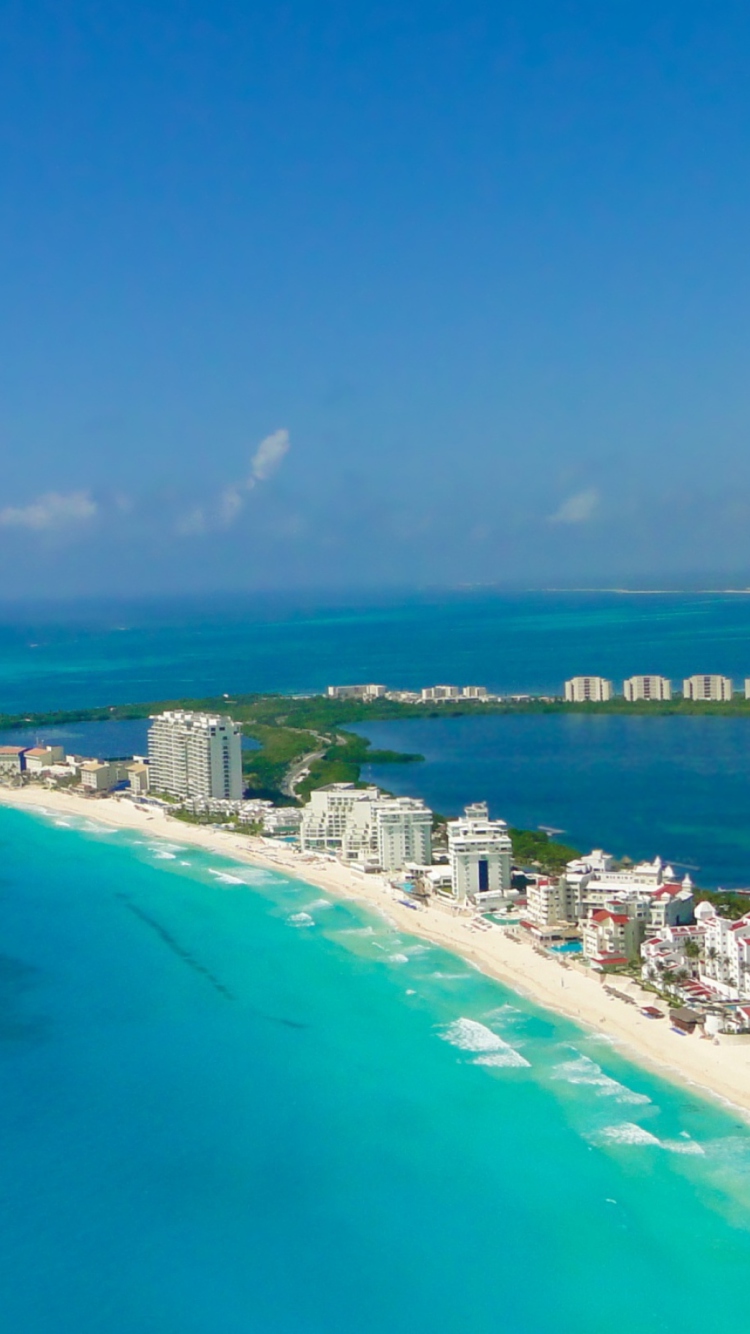 Fondo de pantalla Blue Cancun 750x1334