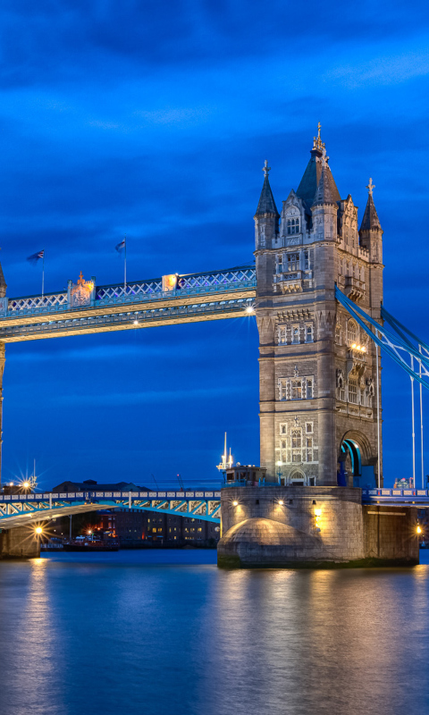 Fondo de pantalla Tower Bridge In London 480x800