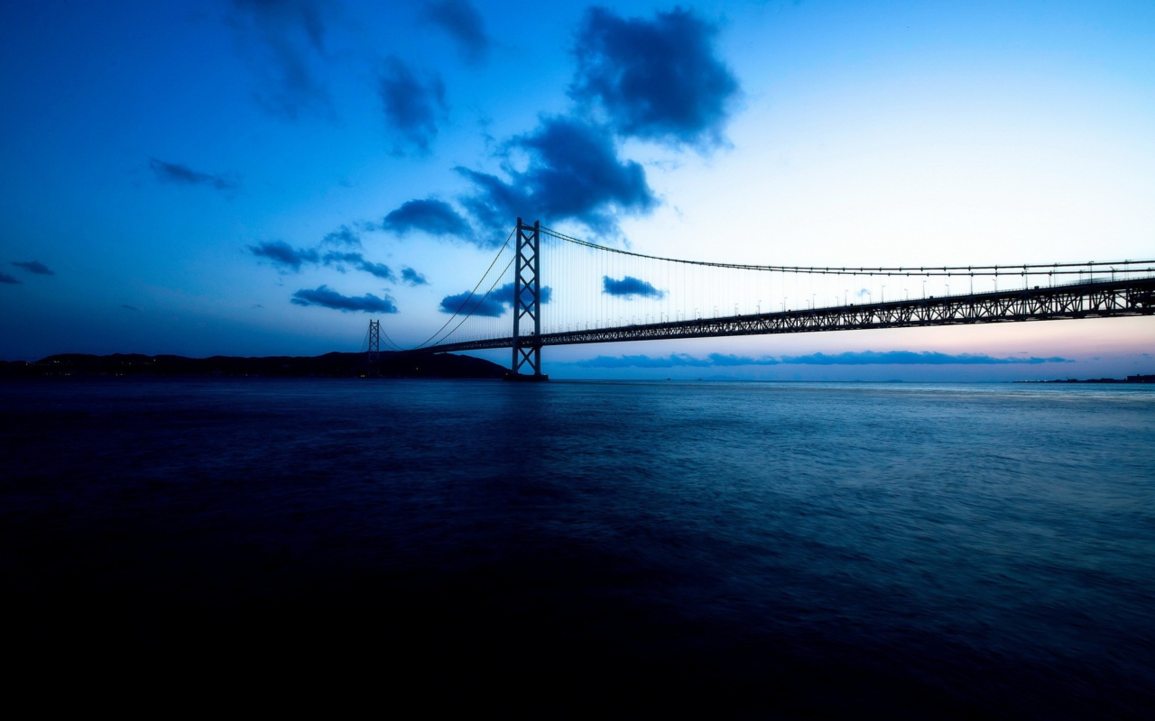 Pearl Bridge In Japan wallpaper 1280x800