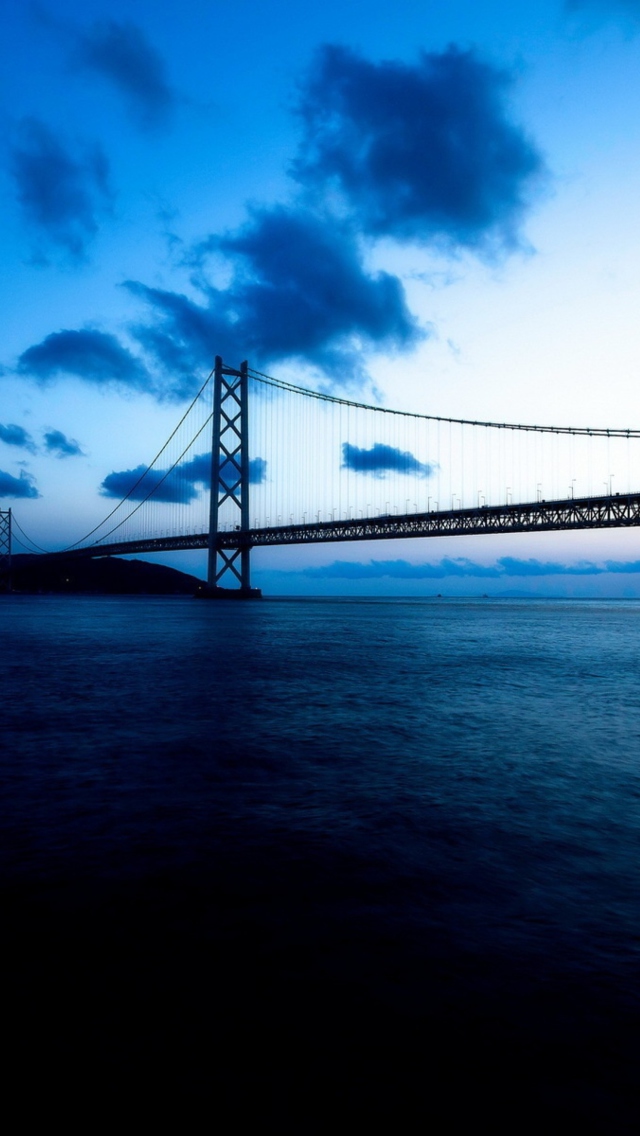 Pearl Bridge In Japan wallpaper 640x1136