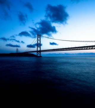 Pearl Bridge In Japan sfondi gratuiti per 128x160