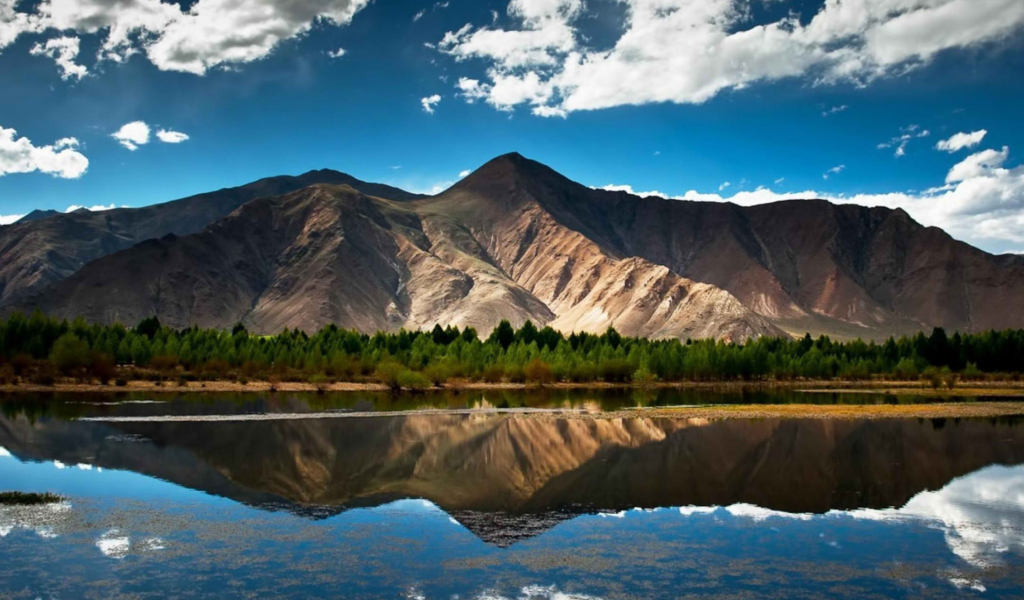 Screenshot №1 pro téma Mountain Lake In Chile 1024x600