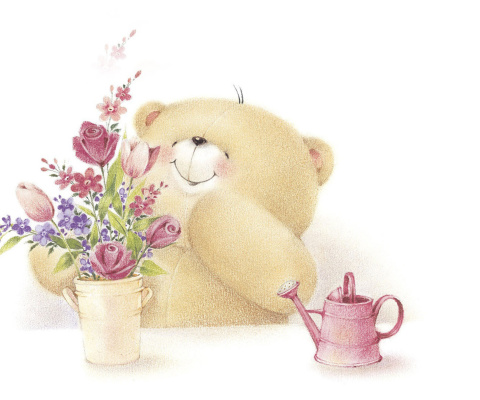 Forever Friends Teddy Bear wallpaper 480x400