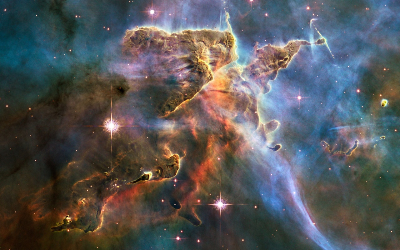 Rosette Nebula wallpaper 1280x800